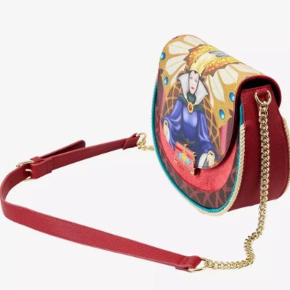 Loungefly Disney Snow White & Seven Dwarfs Evil Queen Crossbody - Picture 2 of 4